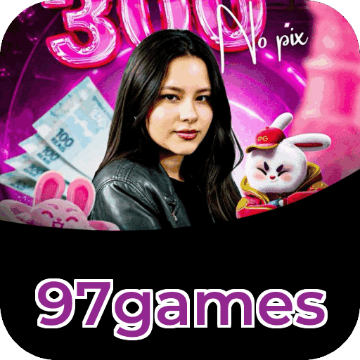 Catálogo slots 97games mostrando top jogos Gates Olympus Sweet Bonanza Fortune Tiger Big Bass volatilidade RTP